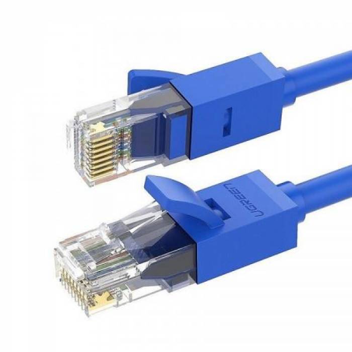 Patchcord Ugreen NW102, Cat6, UTP, 3m, Blue