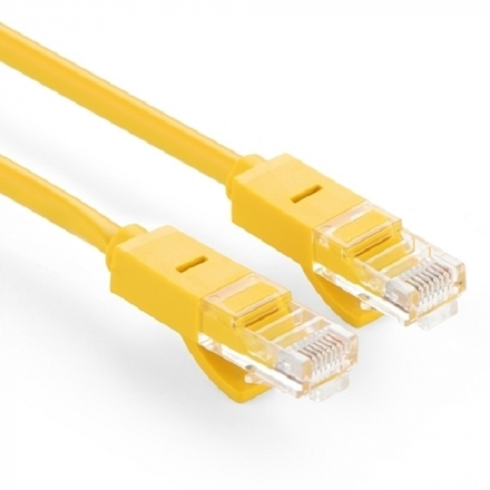 Patchcord Ugreen NW103, Cat5e, UTP, 10m, Yellow