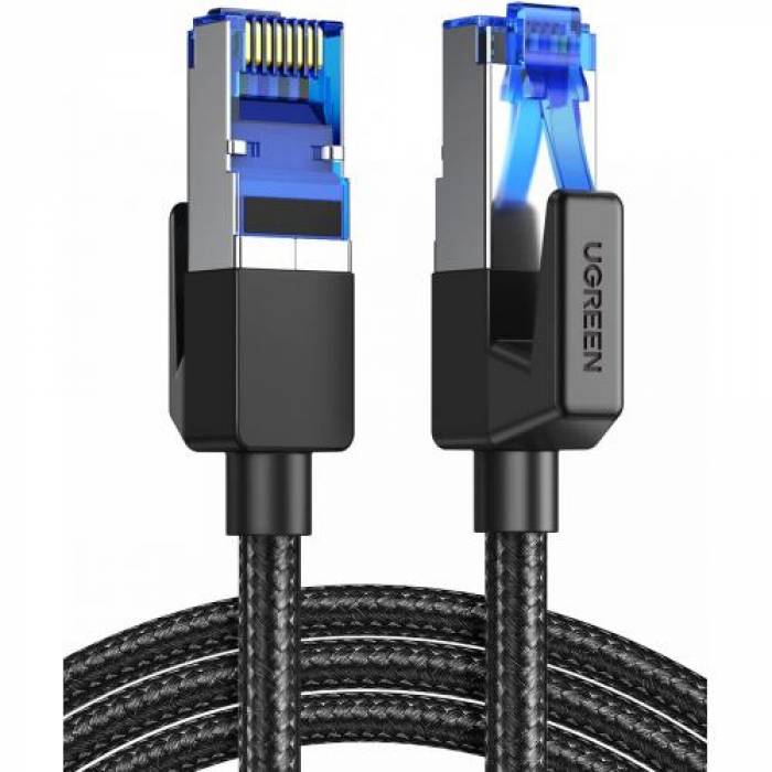 Patchcord Ugreen NW153, Cat8, UTP, 2m, Black