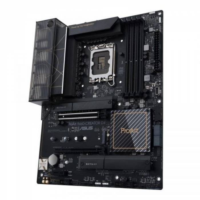 Placa de baza Asus ProArt B660-CREATOR D4, Intel B660, Socket 1700, ATX