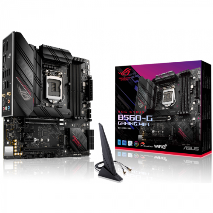 Placa de baza Asus ROG STRIX B560-G GAMING WiFi, Intel B560, socket 1200, mATX