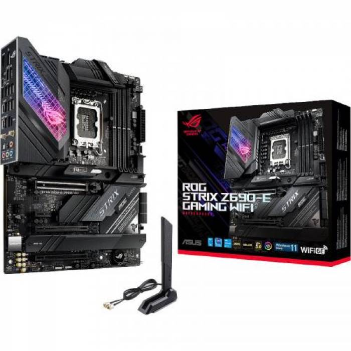 Placa de baza ASUS ROG STRIX Z690-E GAMING WIFI, Intel Z690, socket 1700, ATX