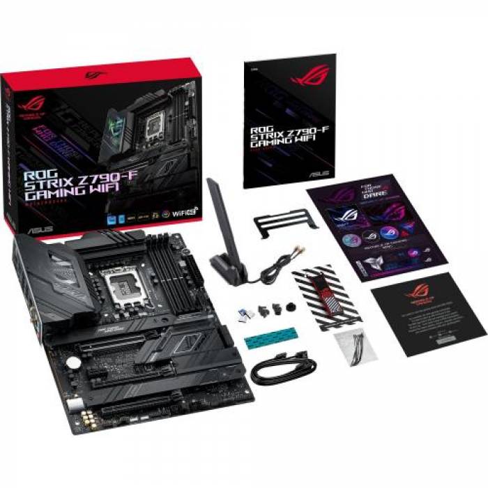 Placa de baza ASUS ROG STRIX Z790-F GAMING WIFI, Intel Z790, Socket 1700, ATX