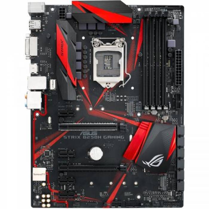 Placa de baza Asus STRIX B250H GAMING, Intel B250, socket 1151, ATX