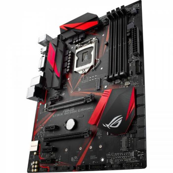 Placa de baza Asus STRIX B250H GAMING, Intel B250, socket 1151, ATX