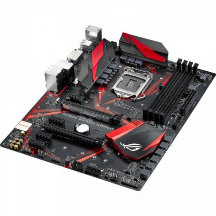 Placa de baza Asus STRIX B250H GAMING, Intel B250, socket 1151, ATX