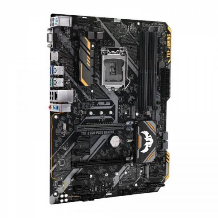 Placa de baza Asus TUF B360-PLUS GAMING, Intel B360, socket 1151 v2, ATX