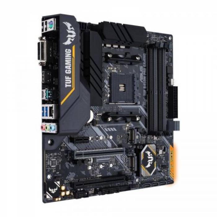 Placa de baza ASUS TUF B450M-PRO GAMING, AMD B450, Socket AM4, mATX