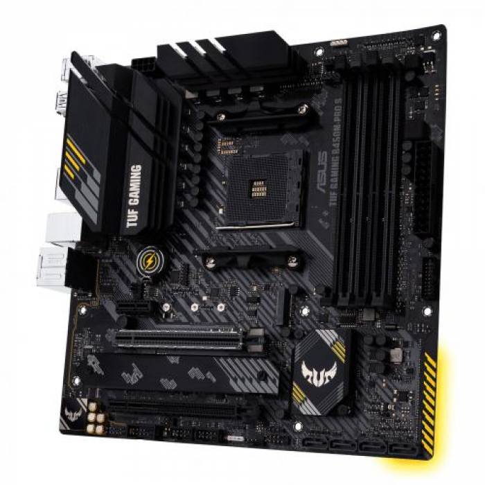 Placa de baza ASUS TUF GAMING B450M-PRO S, AMD 450, Socket AM4, mATX