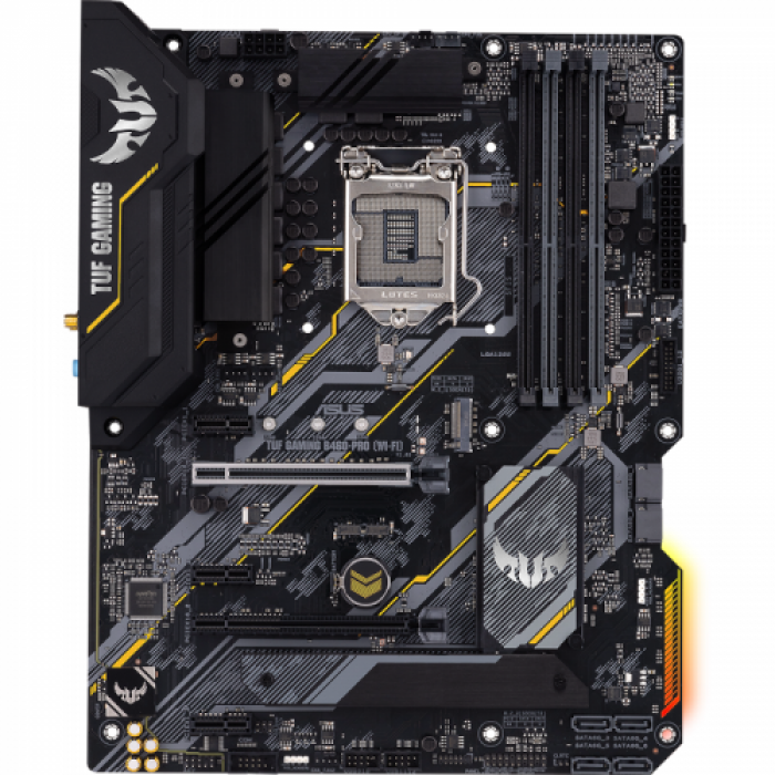 Placa de baza ASUS TUF GAMING B460-PRO (WI-FI), Intel B460, socket 1200, ATX