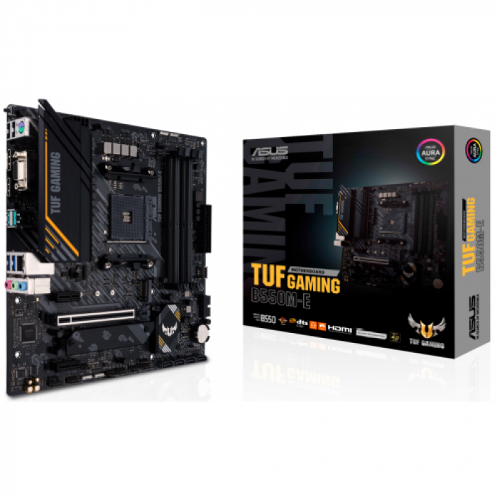 Placa de baza ASUS TUF GAMING B550M-E, AMD B550, socket AM4, mATX