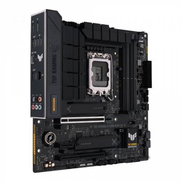 Placa de baza ASUS TUF GAMING B760M-PLUS D4, Intel B760, Socket 1700, mATX