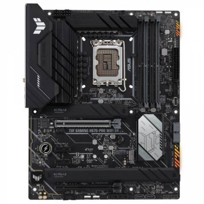 Placa de baza Asus TUF GAMING H670-PRO WIFI D4, Intel H670, Socket 1700, ATX