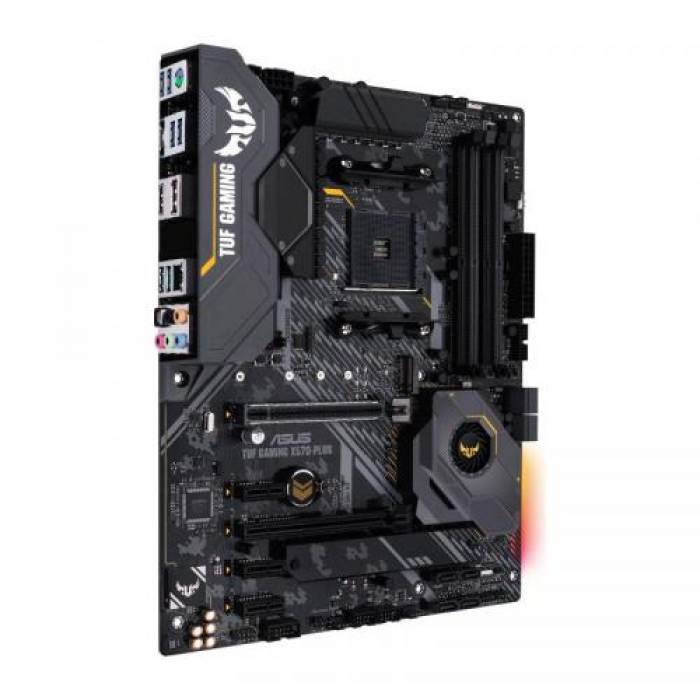 Placa de baza ASUS TUF GAMING X570-PLUS, AMD X570, Socket AM4, ATX