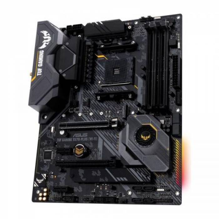 Placa de baza ASUS TUF GAMING X570-PLUS (WI-FI), AMD X570, Socket AMD4, ATX