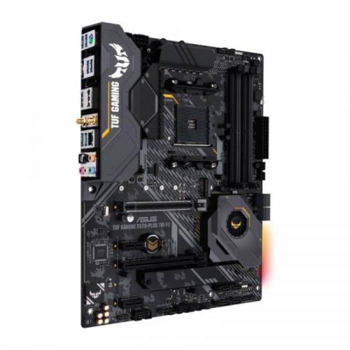 Placa de baza ASUS TUF GAMING X570-PLUS (WI-FI), AMD X570, Socket AMD4, ATX