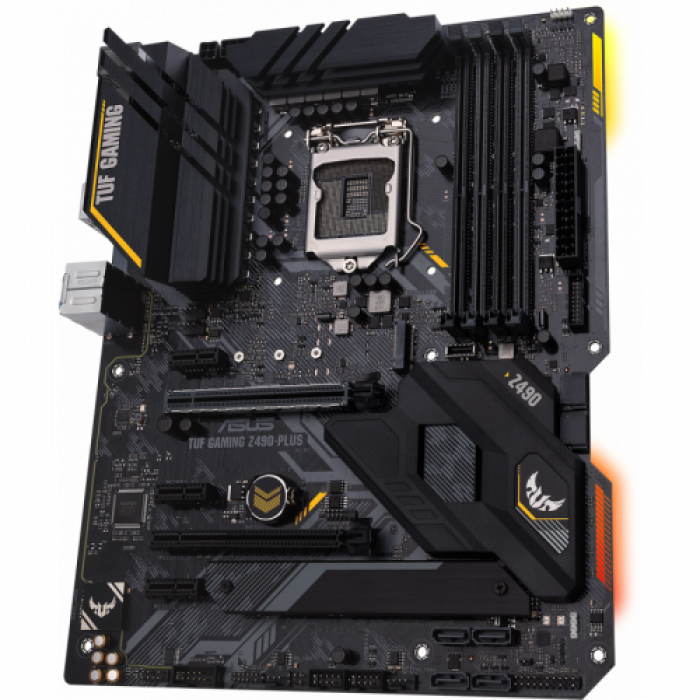 Placa de baza ASUS TUF GAMING Z490-PLUS, Intel Z490, socket 1200, ATX