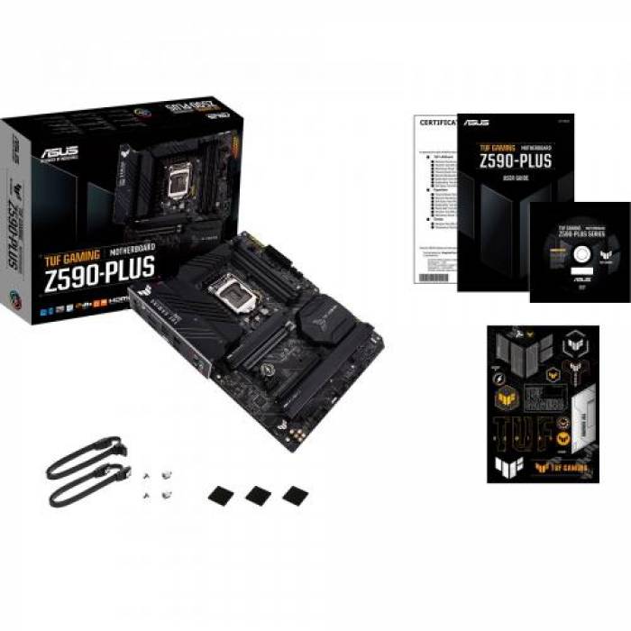 Placa de baza ASUS TUF GAMING Z590-PLUS, Intel Z590, Socket 1200, ATX