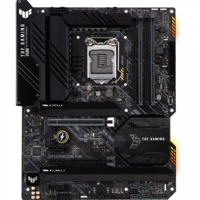 Placa de baza ASUS TUF GAMING Z590-PLUS, Intel Z590, Socket 1200, ATX