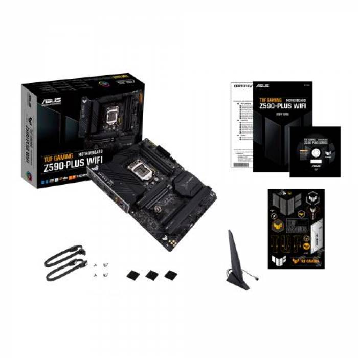 Placa de baza ASUS TUF GAMING Z590-PLUS WIFI, Intel Z590, Socket 1200, ATX