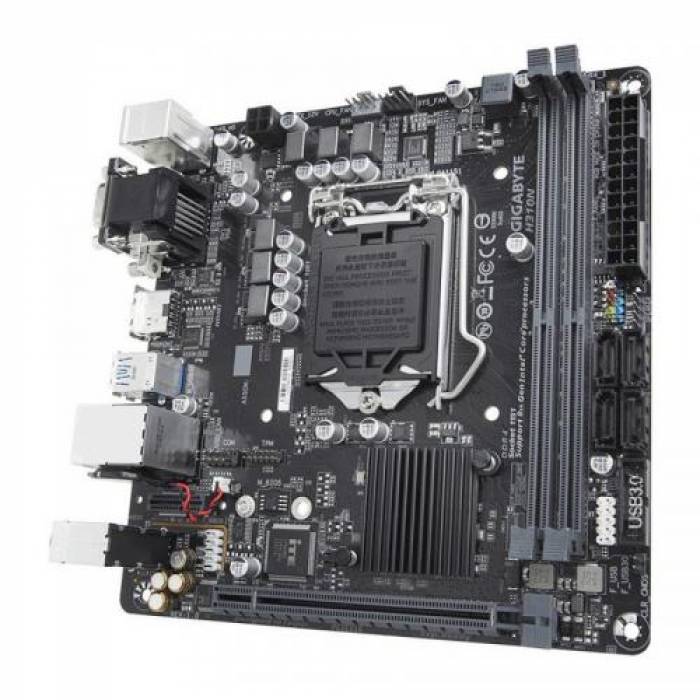 Placa de baza GIGABYTE H310N, Intel H310, Socket 1151 v2, mITX