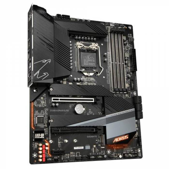 Placa de baza Gigabyte Z590 AORUS Elite, Intel Z590, Socket 1200, ATX