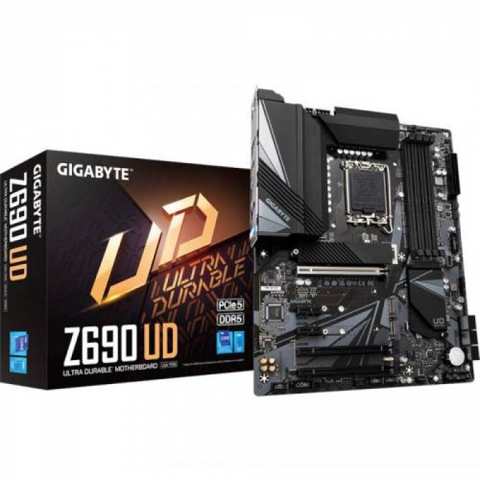 Placa de baza GIGABYTE Z690 UD, Intel Z690, socket 1700, ATX