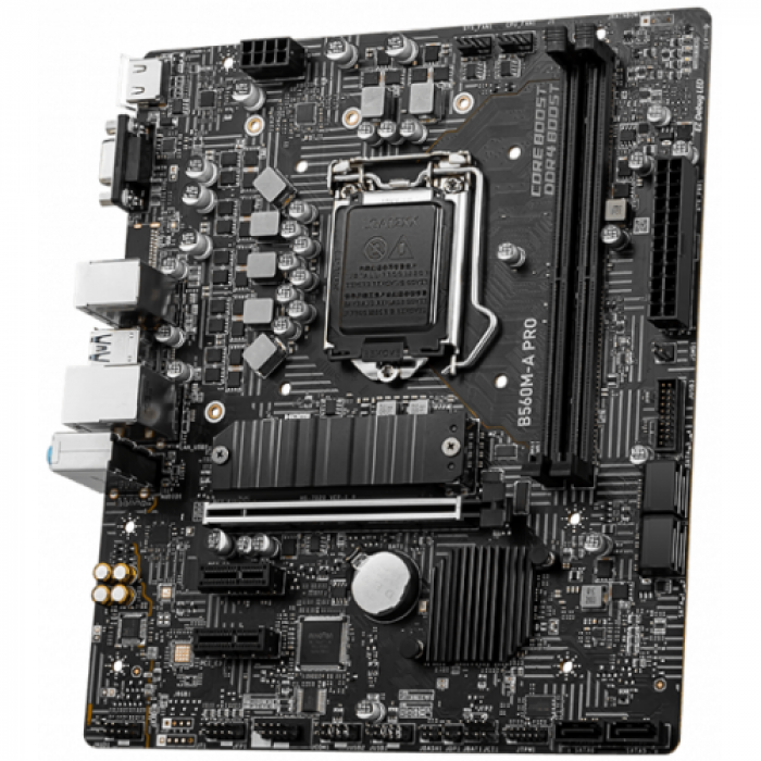 Placa de baza MSI B560M-A PRO, Intel B560, socket 1200, mATX