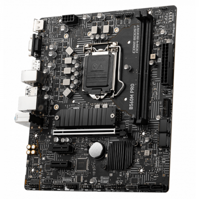 Placa de baza MSI B560M PRO, Intel B560, socket 1200, mATX