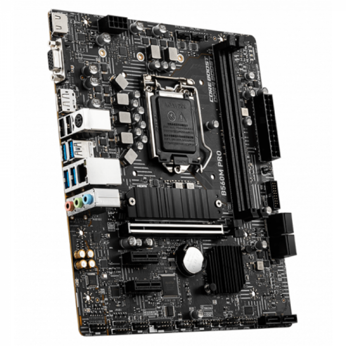 Placa de baza MSI B560M PRO, Intel B560, socket 1200, mATX