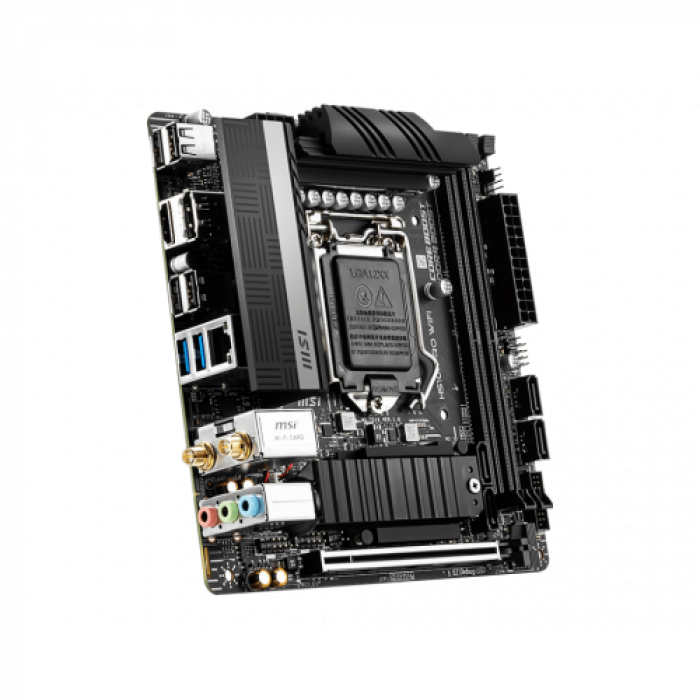 Placa de baza MSI H510i PRO Wi-Fi, Intel H510, Socket 1200, mITX