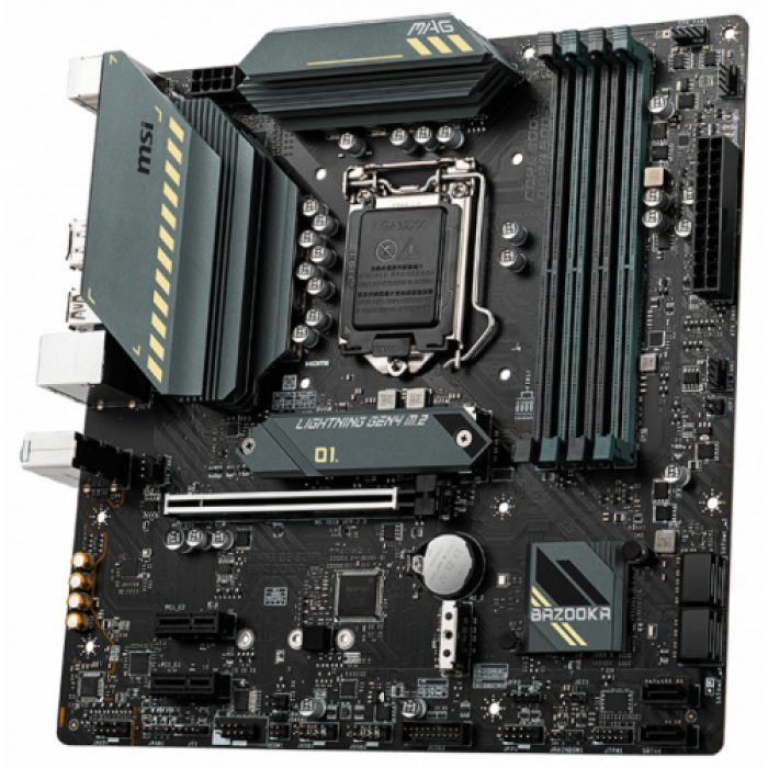 Placa de baza MSI MAG B560M BAZOOKA, Intel B560, socket 1200, mATX