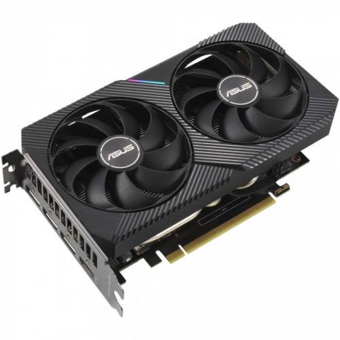 Placa video ASUS nVidia GeForce RTX 3060 Ti Dual MINI OC LHR 8GB, GDDR6, 256bit