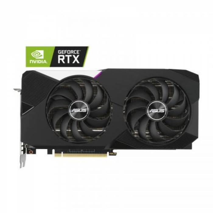 Placa video ASUS nVidia GeForce RTX 3070 DUAL 8GB, GDDR6, 256bit