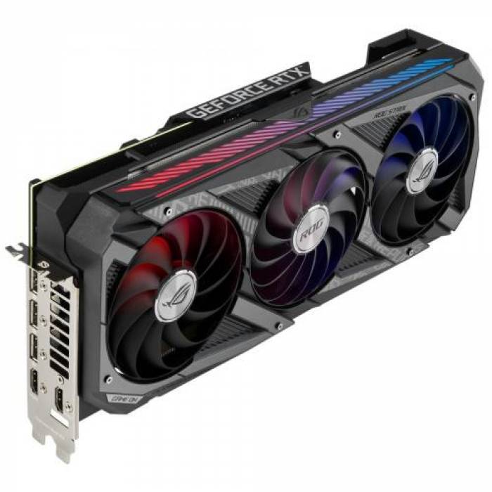 Placa video ASUS nVidia GeForce RTX 3080 ROG STRIX GAMING OC LHR 12GB, GDDR6X, 384bit