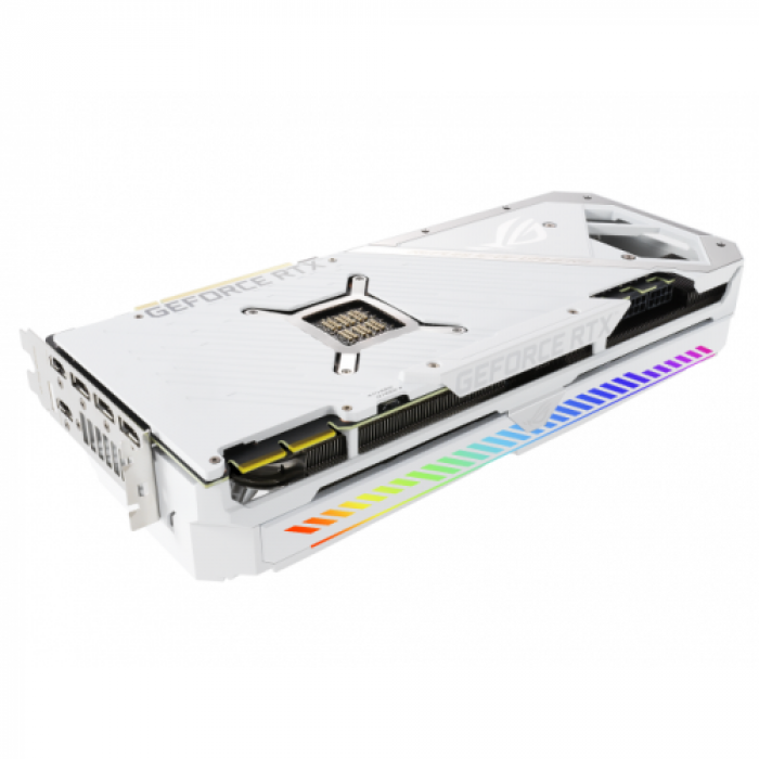 Placa video ASUS nVidia GeForce RTX 3090 ROG STRIX WHITE OC 24GB, GDDR6X, 384bit