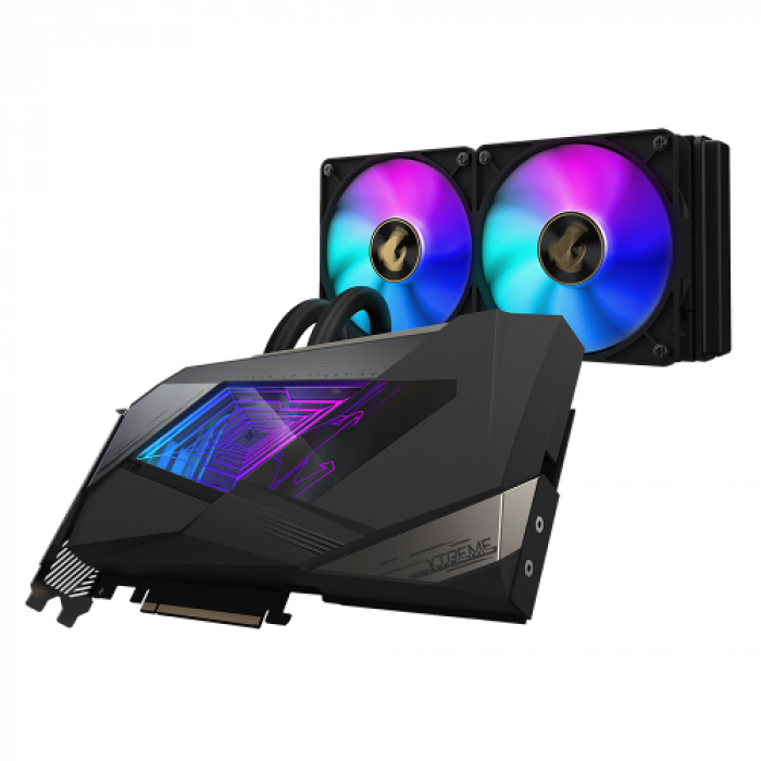 Placa video Gigabyte AORUS nVidia GeForce RTX 3080 XTREME WATERFORCE 12GB, GDDR6X, 384bit