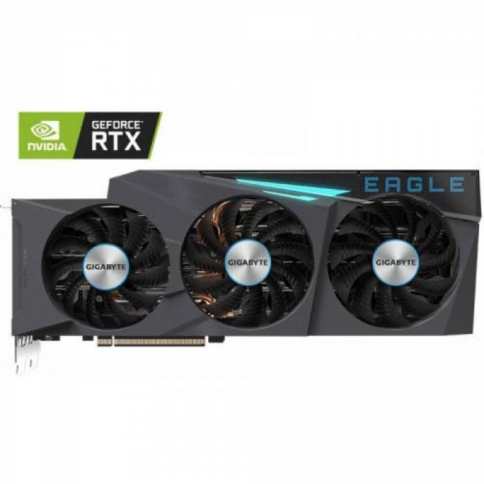 Placa video Gigabyte nVidia GeForce RTX 3080 EAGLE OC LHR 10GB, GDDR6X, 320bit