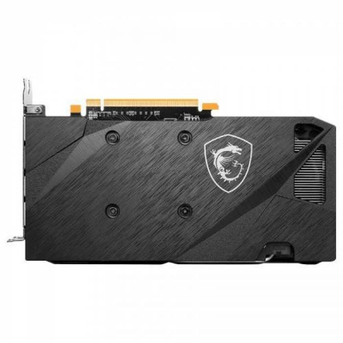 Placa video MSI AMD Radeon RX 6600 MECH 2X 8GB, GDDR6, 128bit + Mouse Optic MSI Clutch GM11, Black