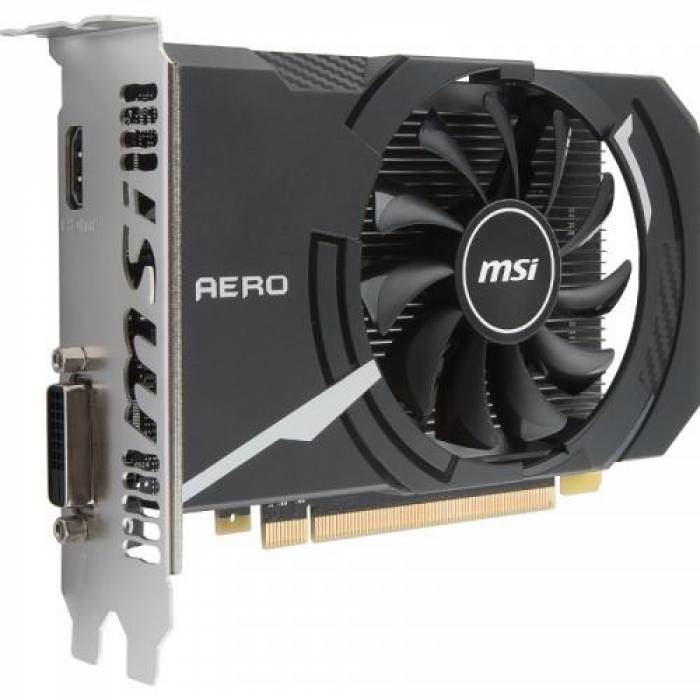 Placa video MSI nVidia GeForce GT 1030 AERO ITX OC 2GB, DDR4, 64bit