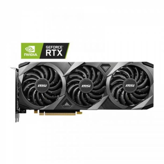 Placa video MSI nVidia GeForce RTX 3060 Ventus 3X OC 12GB, GDDR6, 192bit