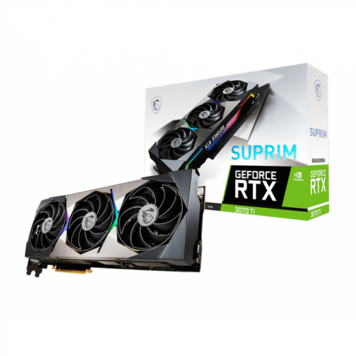 Placa video MSI nVidia GeForce RTX 3070 Ti SUPRIM 8GB, GDDR6, 256bit