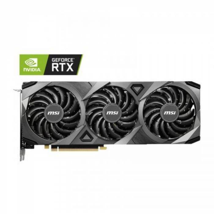 Placa video MSI nVidia GeForce RTX 3070 VENTUS 3X OC LHR 8GB, GDDR6, 256bit