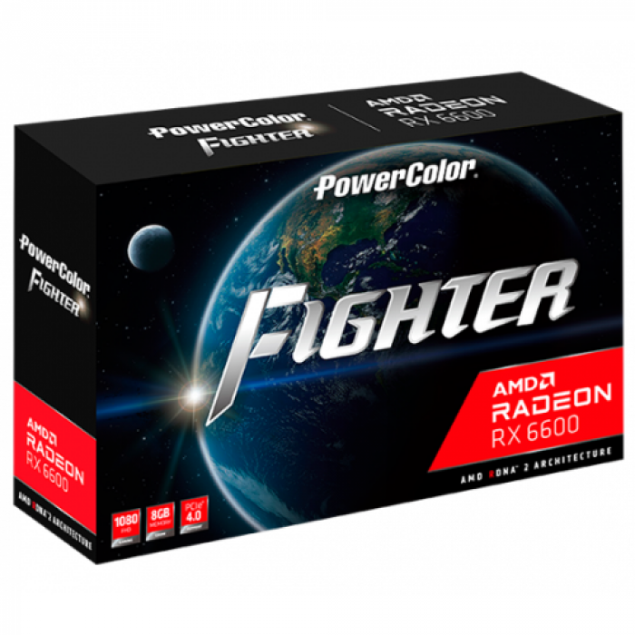 Placa video PowerColor AMD Radeon RX 6600 Fighter 8GB, GDDR6, 128bit