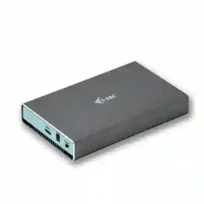 Rack SSD Disk i-tec MySafe, USB 3.0/USB-C 3.1 Gen. 2, 2x SATA, M.2, Grey