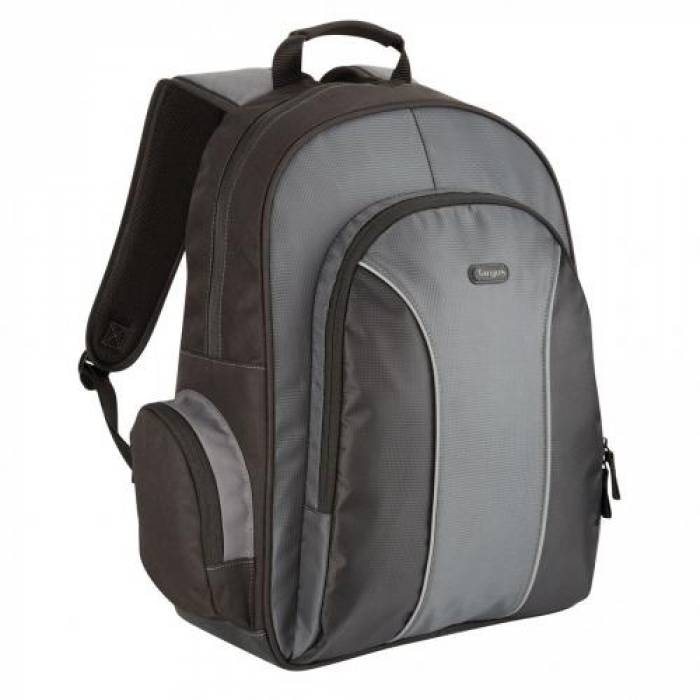 Rucsac Targus Essential pentru laptop de 16inch, Black-Grey