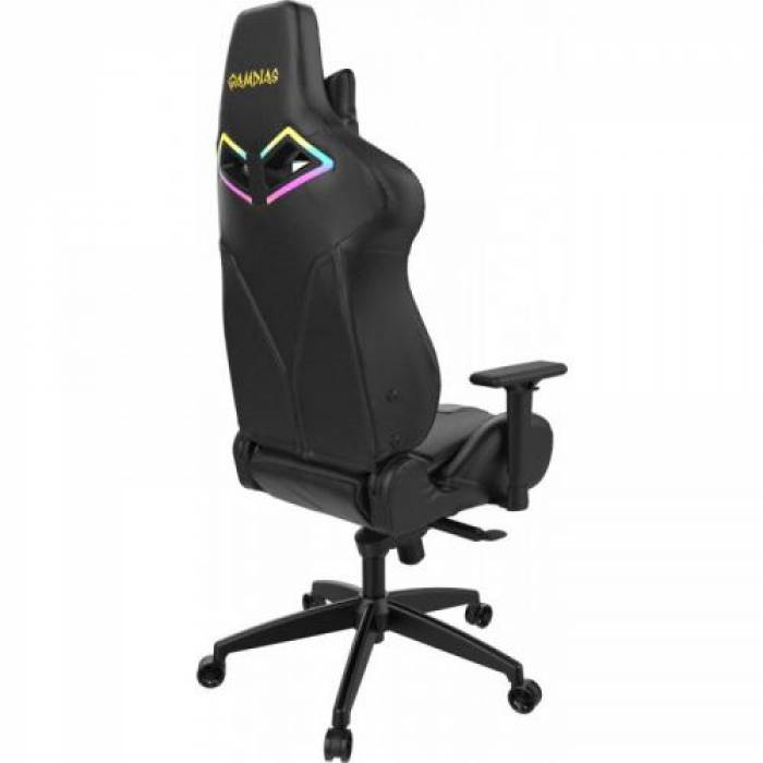 Scaun gaming Gamdias Achilles M1A L, RGB, Black