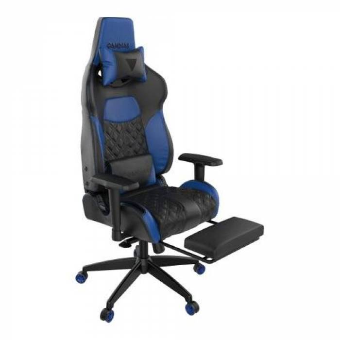 Scaun gaming Gamdias Achilles P1 L, RGB, Black-Blue