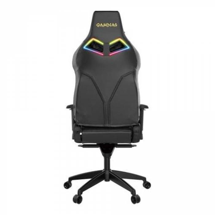 Scaun gaming Gamdias Achilles P1 L, RGB, Black