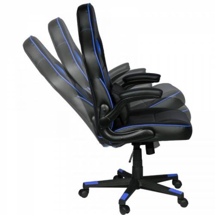 Scaun gaming Inaza Interceptor, Black-Blue